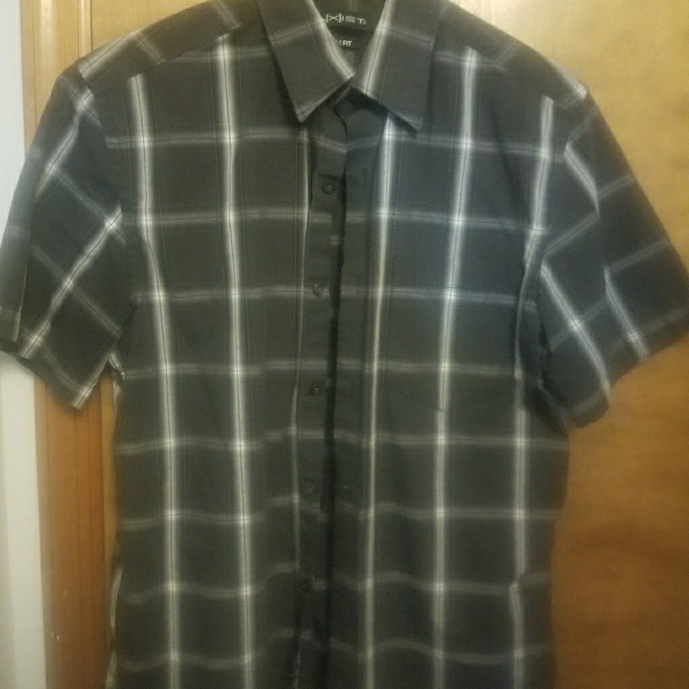 Slim fit checkered shirt